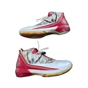 Nike Men's Air Jordan 22  Omega White Varsity Red Black XX2 Size 10.5 Basketball